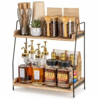 Countertop Coffee Station Organizer