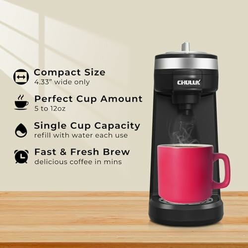 CHULUX Single Serve Coffee Maker