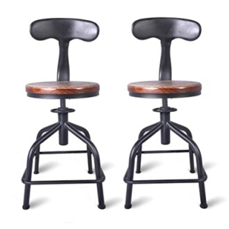 Industrial Bar Stool Farmhouse Kitchen Stool