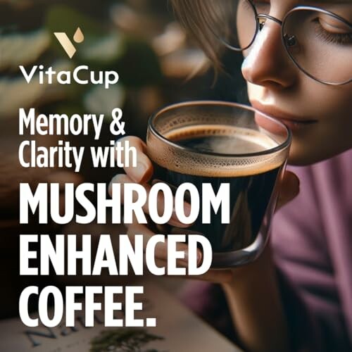 VitaCup Focus Mushroom Coffee